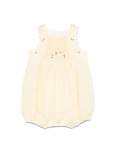 Tartine Et Chocolat Babies' Vestito In Gold