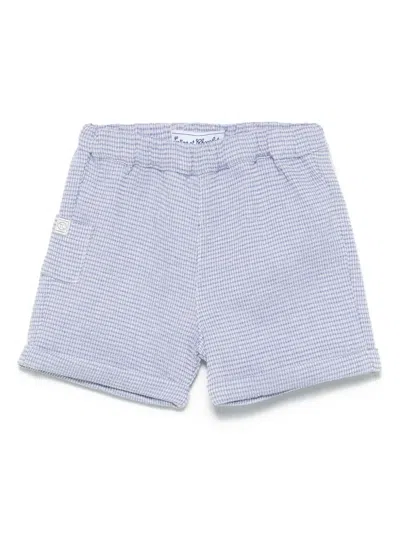 Tartine Et Chocolat Babies' Vichy Shorts In Blue