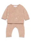 Tartine Et Chocolat Wool Sweater And Trousers Set In Neutrals