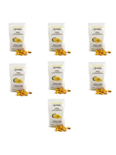 Tartuflanghe Kids' 7-piece Corn Nuts Set In White
