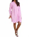 Tarun Fab & Tex Emily Mini Dress In Candy In Pink