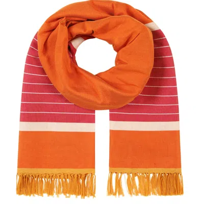 Tarunah Women's Rafet Scarf Orange