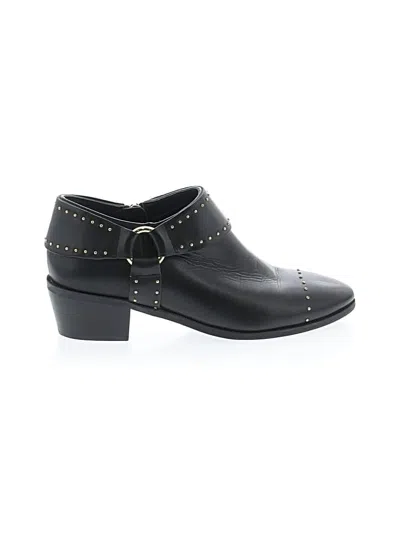 Pre-owned Taryn Rose Ankle Boots In Black