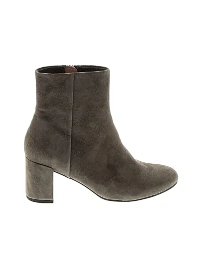 Pre-owned Taryn Rose Ankle Boots In Gray