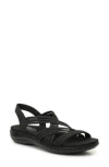 Taryn Rose Elastic Slingback Sandal In Black