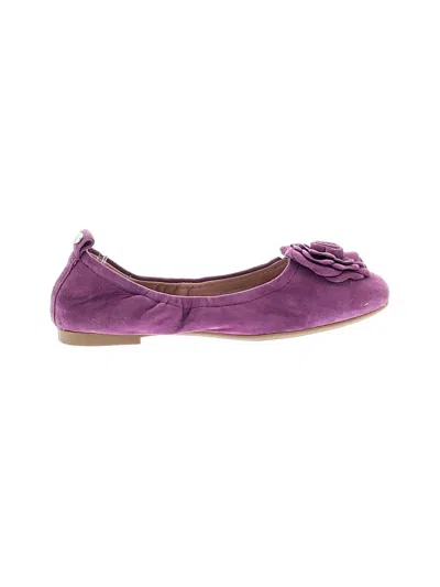 Pre-owned Taryn Rose Flats In Purple