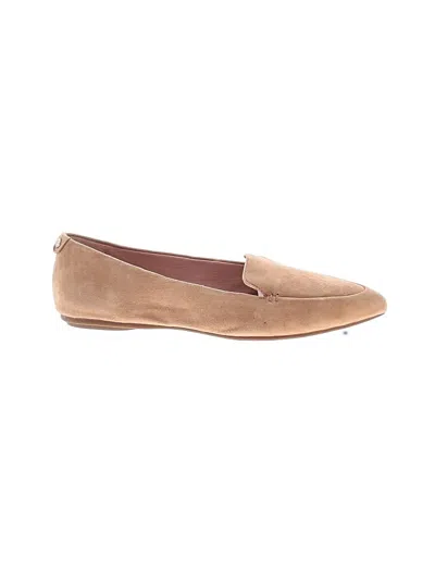Pre-owned Taryn Rose Flats In Tan