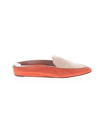 Pre-owned Taryn Rose Mule/clog In Orange