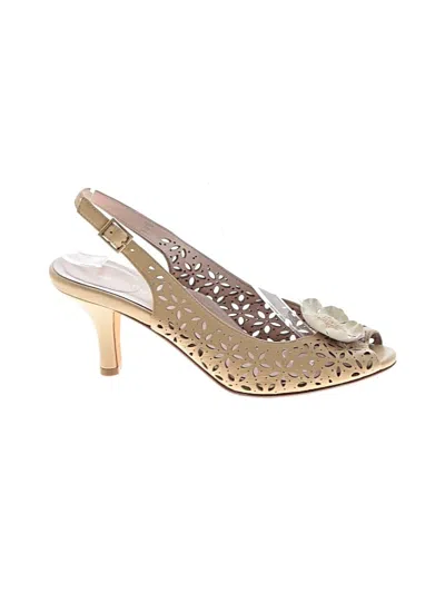 Pre-owned Taryn Rose Sandals In Brown