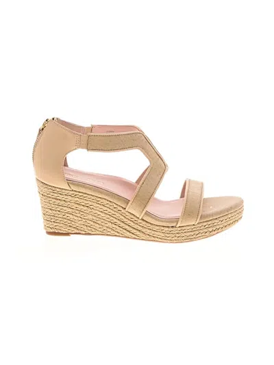 Pre-owned Taryn Rose Wedges In Tan