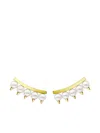 Tasaki 18kt Yellow Collection Line Danger Plus Earrings In Gold