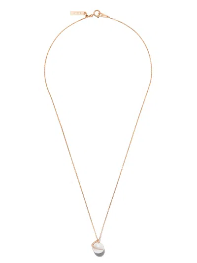 Tasaki 18kt Rose Gold Akoya Pearl Pendant In Pink