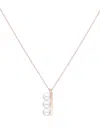 Tasaki 18kt Sakuragold Balance Plus Neo Pearl Necklace In Pink