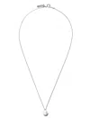 Tasaki 18kt White Gold Akoya Pearl And Diamond Pendant In Silver