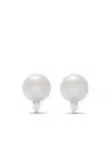 Tasaki 18kt White Gold Akoya Pearl Diamond Earrings In White Gold
