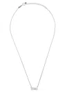 Tasaki 18kt White Gold Collection Line Petit Balance Solo Akoya Pearl And Diamond Pendant In Silver