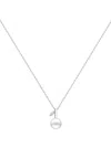 Tasaki 18kt White Gold Kugel Diamond Necklace In Silver