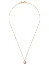 Tasaki 18kt Yellow Gold Akoya Pearl And Diamond Pendant In Gold