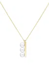 Tasaki 18kt Yellow Gold Balance Plus Neo Pearl Necklace In Gold