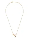 Tasaki 18kt Yellow Gold Collection Line Balance Cross Akoya Pearl And Diamond Pendant In Gold