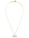Tasaki 18kt Yellow Gold Collection Line Balance Neo Akoya Pearl Pendant Necklace In Gold