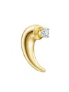 Tasaki 18kt Yellow Gold Collection Line Danger Horn Diamond Earring In Gold
