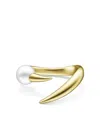Tasaki 18kt Yellow Gold Collection Line Danger Horn Plus Ring In Gold