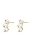 Tasaki 18kt Yellow Gold Collection Line Danger Neo Earrings In Gold