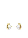 Tasaki 18kt Yellow Gold Collection Line Danger Spike Earrings In Gold