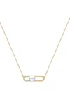 Tasaki 18kt Yellow Gold Collection Line Fine Link Necklace In Gold