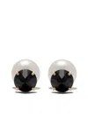 Tasaki 18kt Yellow Gold Collection Line Refined Rebellion Black Spinel Earrings In Yellow Gold