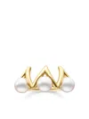 Tasaki 18kt Yellow Gold Danger Claw Pearl Ring In Gold