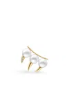 Tasaki 18kt Yellow Gold Danger Fang Pearl Earring In Gold