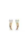 Tasaki 18kt Yellow Gold Refined Rebellion Horn Earrings In Yellow Gold