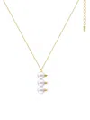 Tasaki 18kt Yellow Gold Collection Line Danger Neo Pearl Pendant In Gold