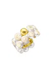 Tasaki 18kt Yellow Gold M/g Sliced Sphere Pearl Ear Cuff In Gold