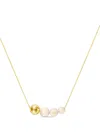 Tasaki 18kt Sliced Gelbgoldhalskette In Gold