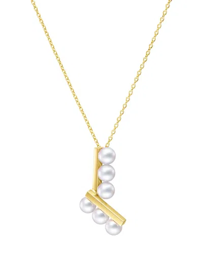 Tasaki Balance Arm Neo Pearl Necklace In Neutral