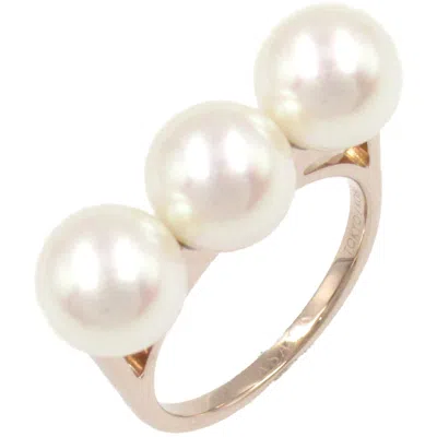Tasaki Balance Neo Pearl Ring K18pg In White