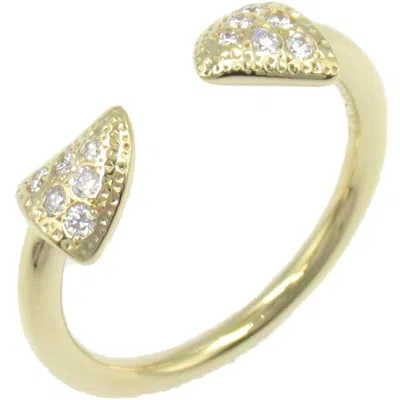 Tasaki Diamond K18 Yellow Gold Ring In White