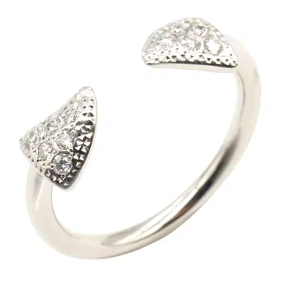 Tasaki Diamond Ring K18wg White Gold In Metallic