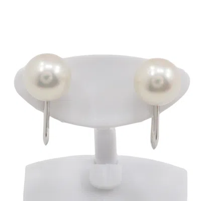 Pre-owned Tasaki Earring Jewelry () In Silver