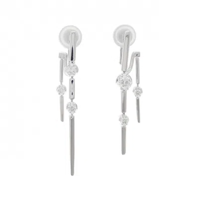 Pre-owned Tasaki Gold (18k) Clip Earrings () In Multi