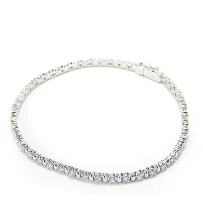 Tasaki K18wg Diamond Bracelet White Gold In Metallic