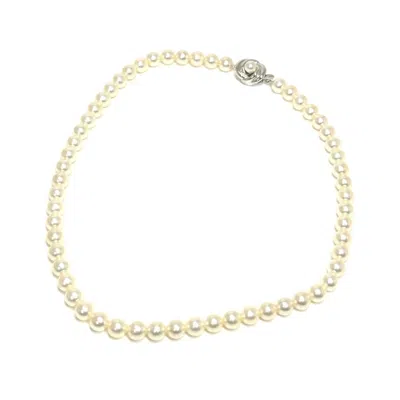 Pre-owned Tasaki Necklace () In White