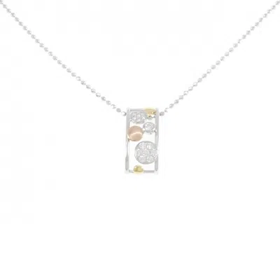 Pre-owned Tasaki Pink Gold (18k) Gold (18k) Yellow Gold (18k) Necklace () In Multi