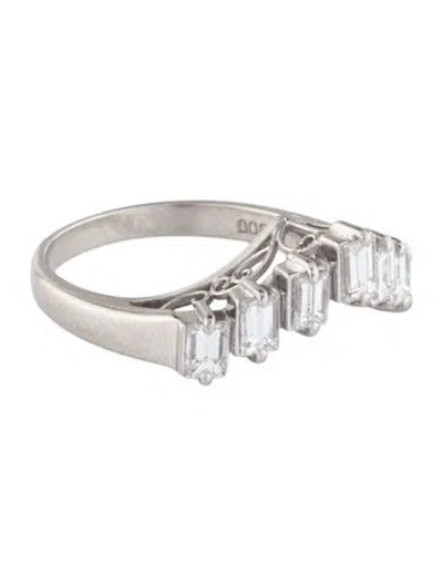 Pre-owned Tasaki Platinum 1.02ctw Diamond Cocktail Ring In Multi