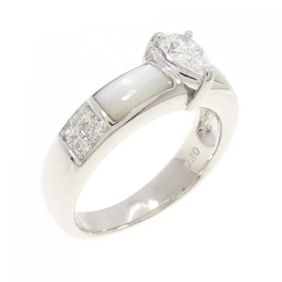 Pre-owned Tasaki Platinum Band Ring ()