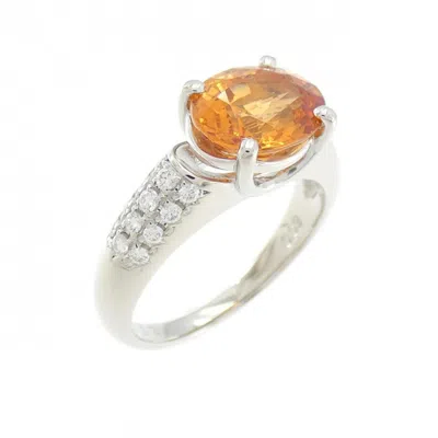 Pre-owned Tasaki Platinum Band Ring () In Multi