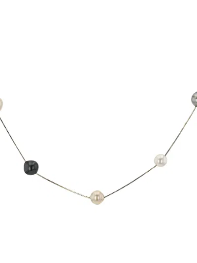 Pre-owned Tasaki  18k Yellow Gold Baroque Pearl Necklace